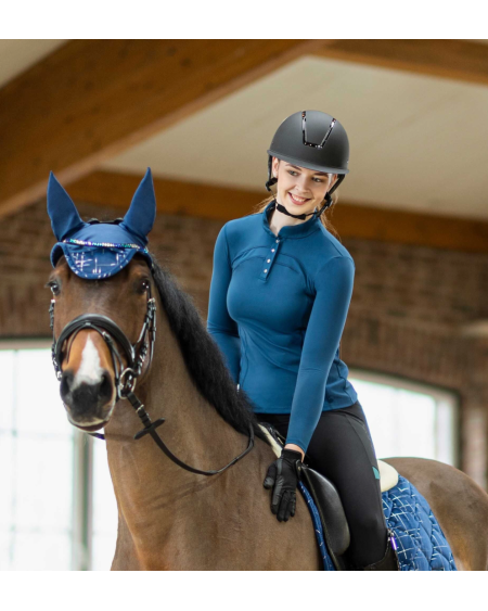 HKM Shirt lange mouw Port Royal, Deep Blue