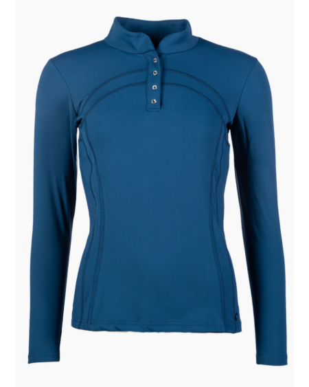 HKM Shirt lange mouw Port Royal, Deep Blue
