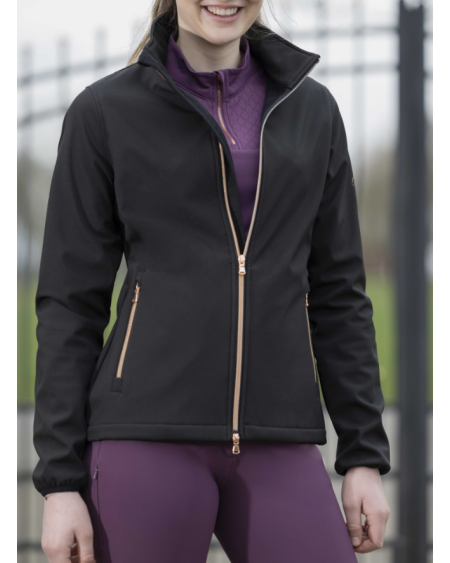 HKM Softshell Jack Lily, Zwart