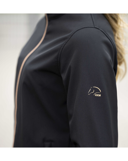 HKM Softshell Jack Lily, Zwart