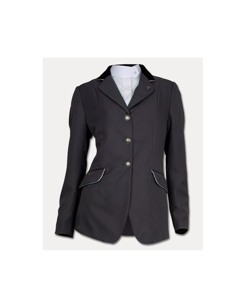 ELT wedstrijdjas Competition, Dblauw/Zilver