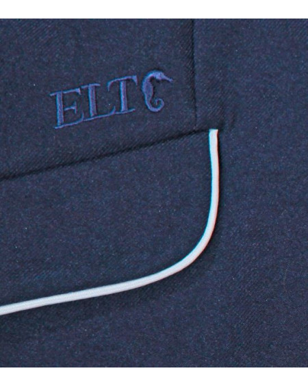 ELT wedstrijdjas Competition, Dblauw/Zilver