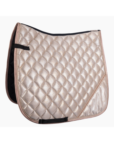 HKM zadeldek Rosegold Glitter Style, Vanille