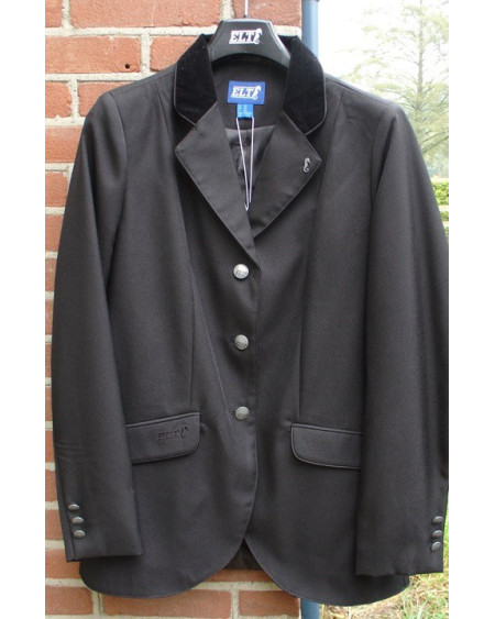 ELT wedstrijdjasje, zwart/zwart