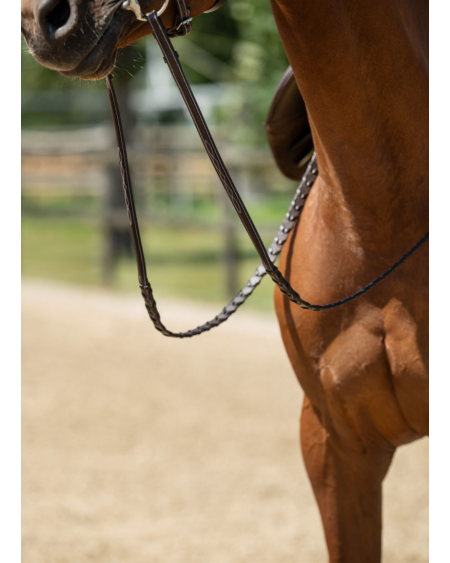 HKM Hoofdstel Hunter 2, zonder sperriem, Donkerbruin