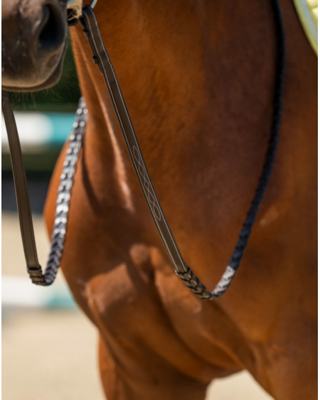 HKM Hoofdstel Hunter 2, zonder sperriem, Donkerbruin