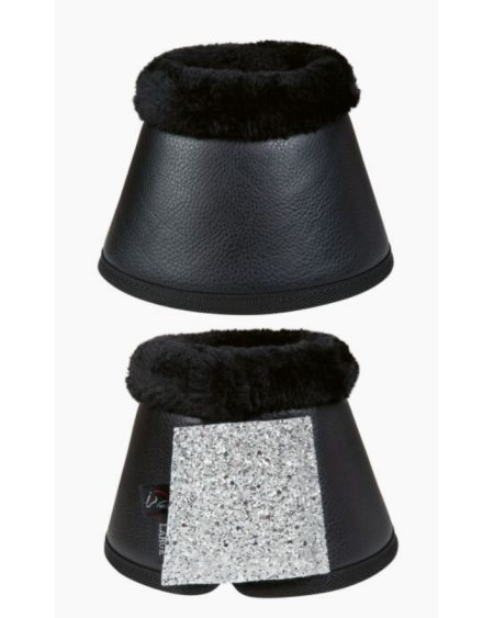 HKM springschoenen Sparkle, Zwart/zilver