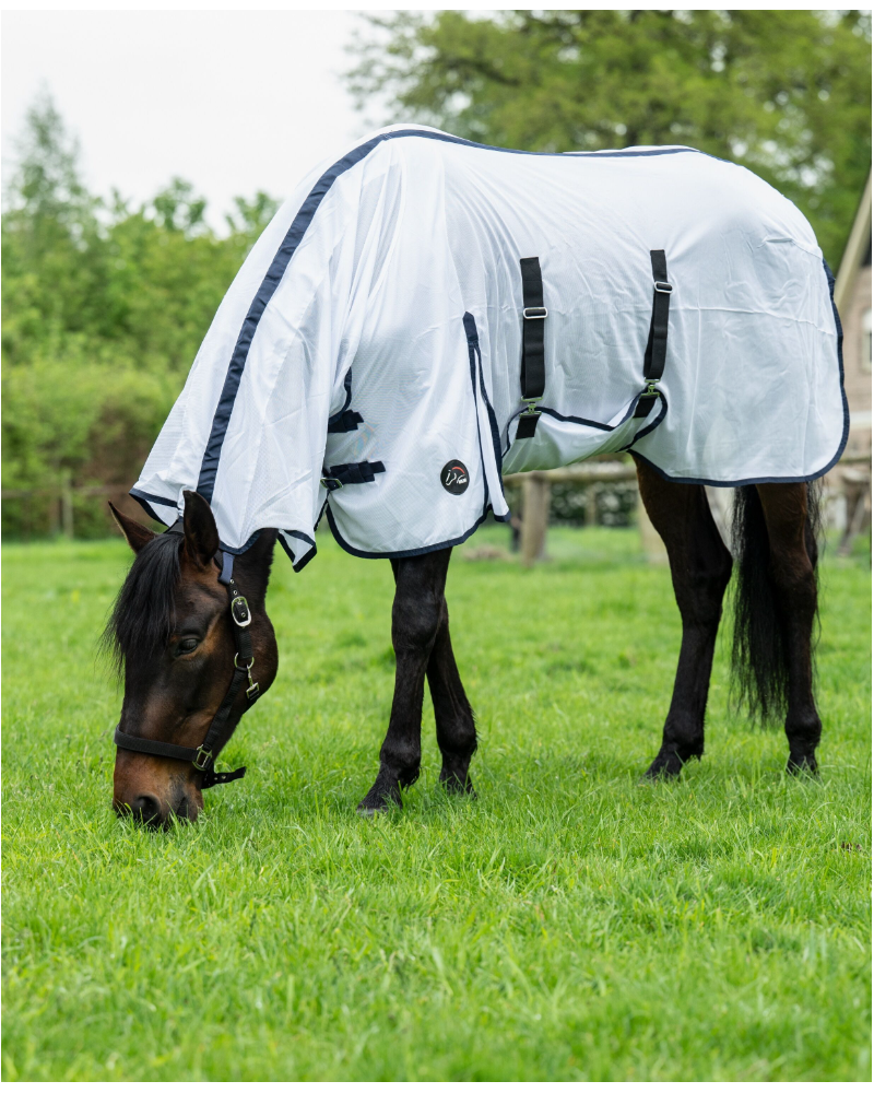 HKM Vliegendeken met Vaste Hals Lyon, Wit