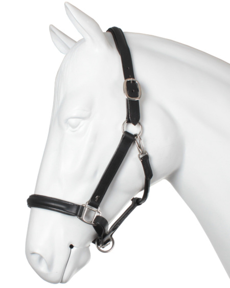 Horka Luxe Leren Halster 180221, Zwart