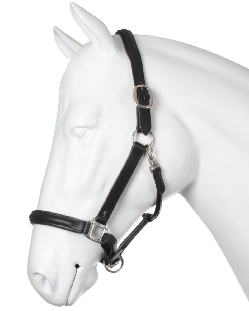 Horka Luxe Leren Halster 180221, Zwart