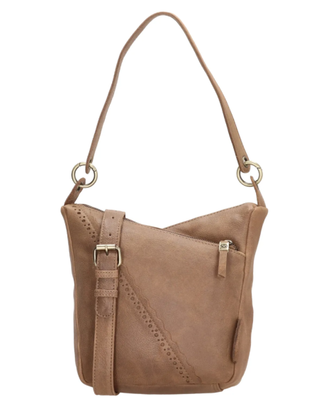 MicMacBags Schoudertas Marrakech 20668, Taupe