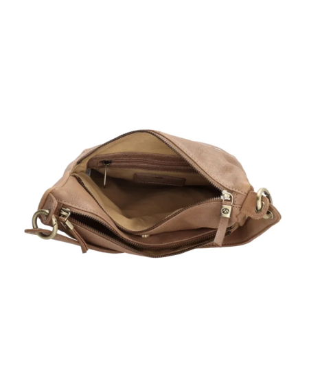MicMacBags Schoudertas Marrakech 20668, Taupe