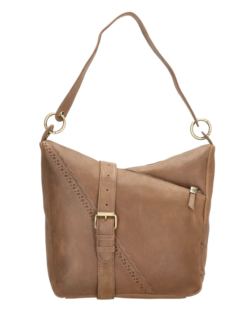 MicMacBags Schoudertas Marrakech 20667, Taupe