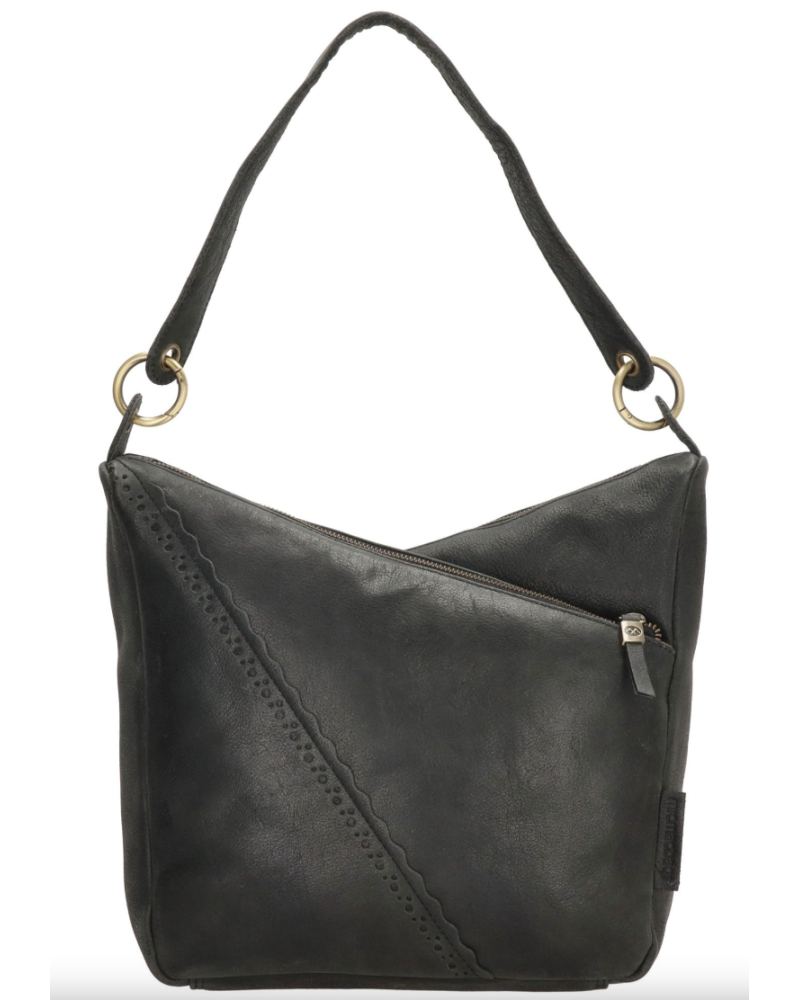 MicMacBags Marrakech Schoudertas 20667, Zwart