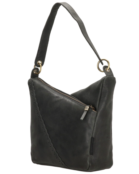 MicMacBags Marrakech Schoudertas 20667, Zwart