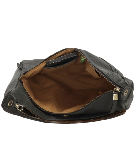 MicMacBags Marrakech Schoudertas 20667, Zwart