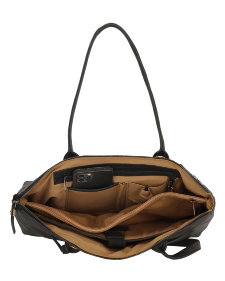 MicMacBags Marrakech Laptoptas 20674, Zwart