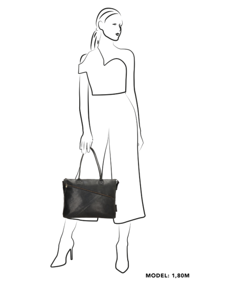 MicMacBags Marrakech Laptoptas 20674, Zwart