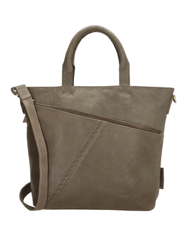 MicMacBags Schoudertas Marrakech 20677, Olijfgroen