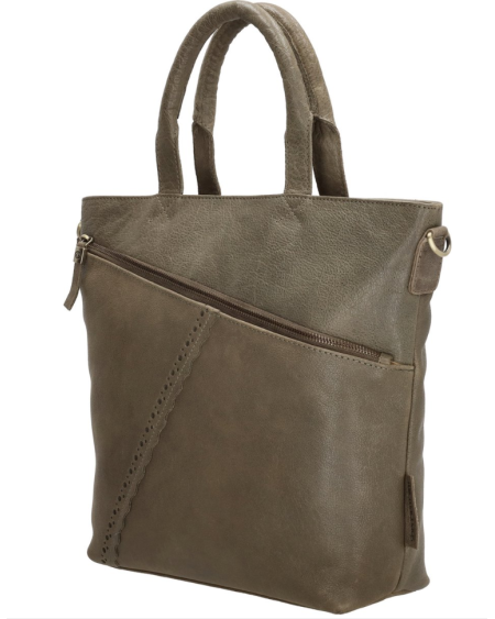 MicMacBags Schoudertas Marrakech 20677, Olijfgroen