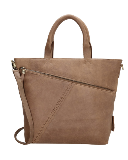 MicMacBags Schoudertas Marrakech 20677, Taupe