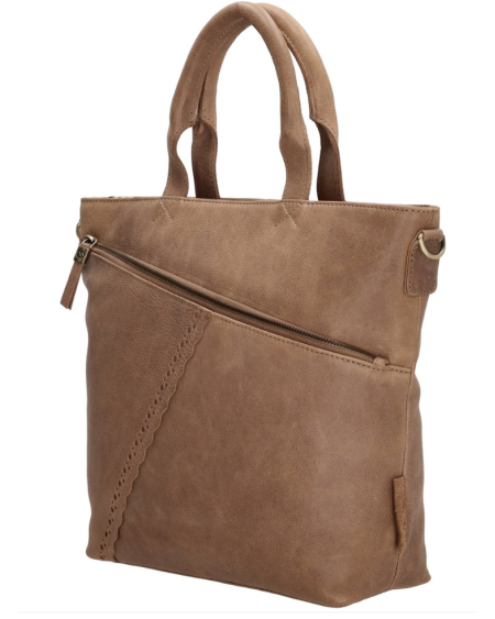 MicMacBags Schoudertas Marrakech 20677, Bruin