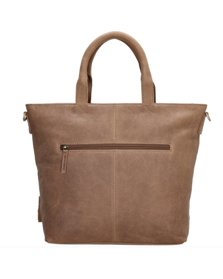 MicMacBags Schoudertas Marrakech 20677, Bruin