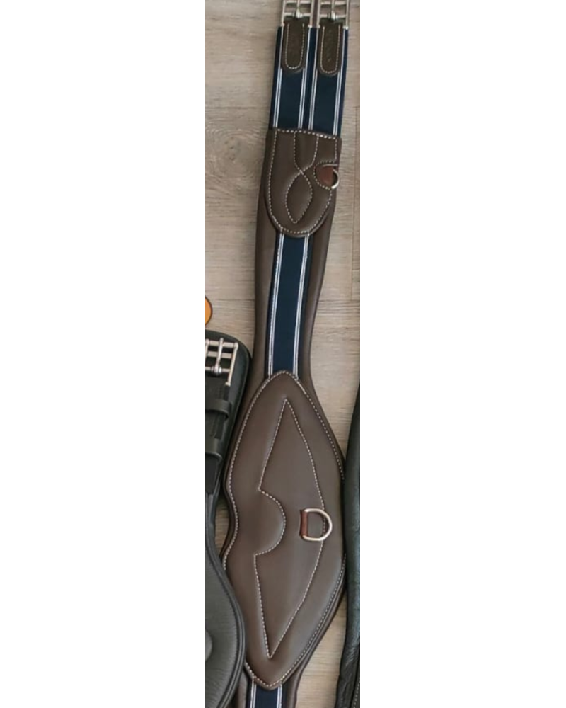 Kavalkade Softleren Veelzijdigheidssingel Dekor, Bruin/Marine