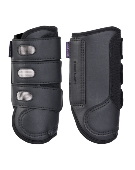 Harry's Horse Beenbeschermers Eventing (voor + achter), Zwart