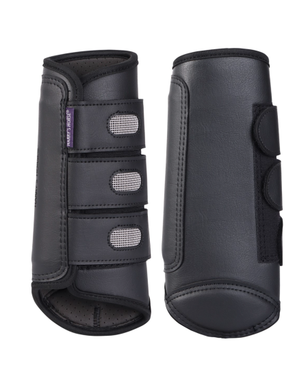 Harry's Horse Beenbeschermers Eventing (voor + achter), Zwart