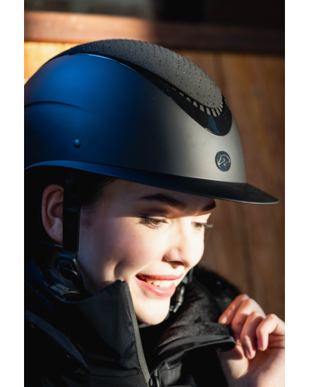 HKM Veiligheidshelm Alarion Diamond, Zwart/Zwart