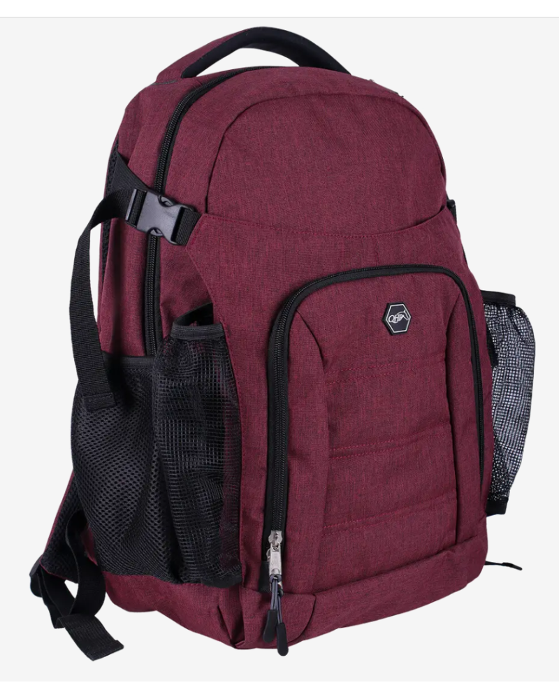 QHP Grooming Rugzak, Burgundy