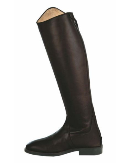 HKM leren rijlaarzen Vareno, Zwart, 40+41 standaard lengte/-wijdte