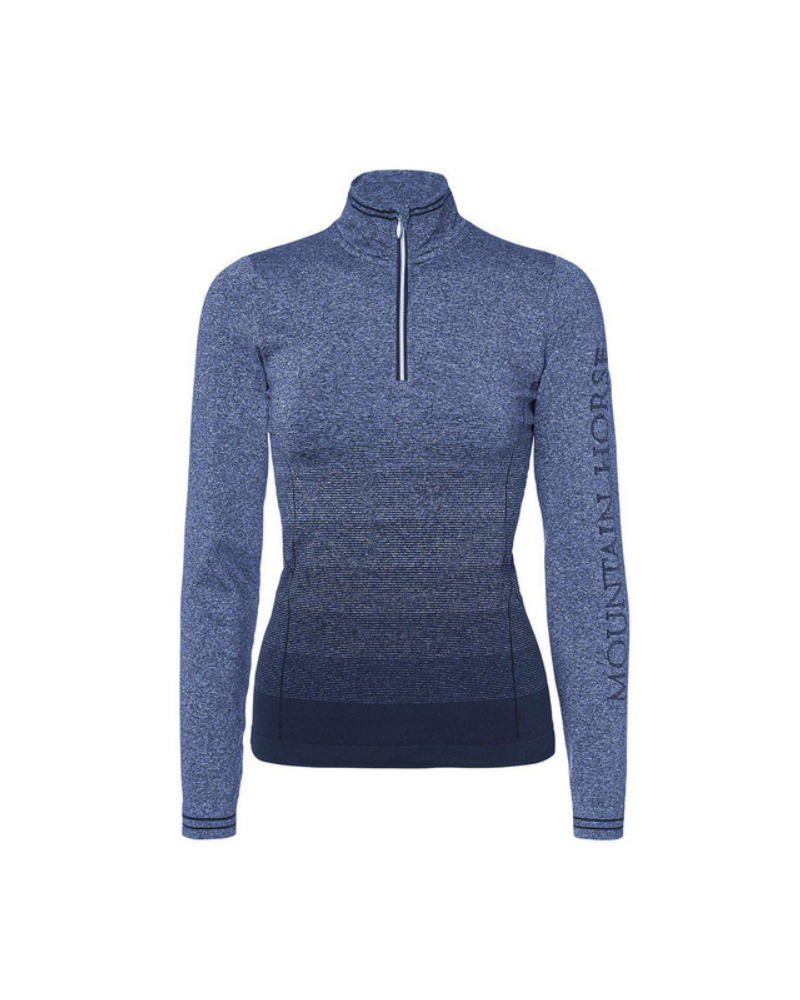 Mountain Horse Tindra Tech Top Shirt, Navy Melange