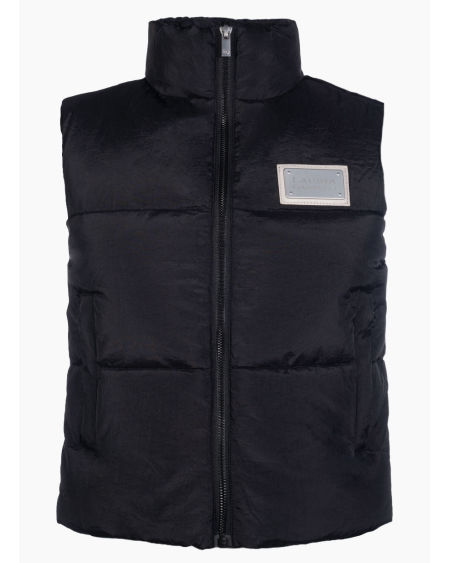 Lauria Garrelli korte getailleerde bodywarmer Livigno, Zwart