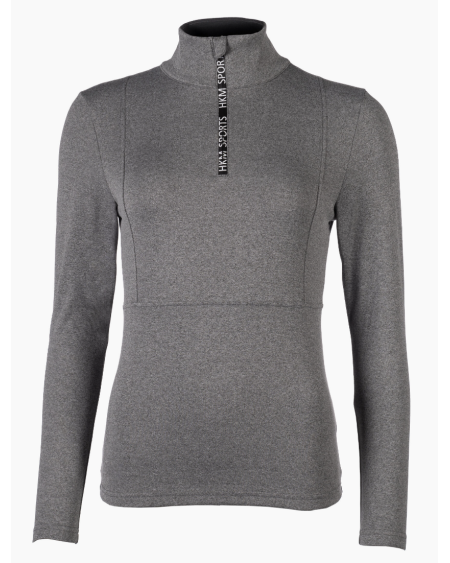 HKM (wedstrijd)shirt Supersoft II, Grey Mottled