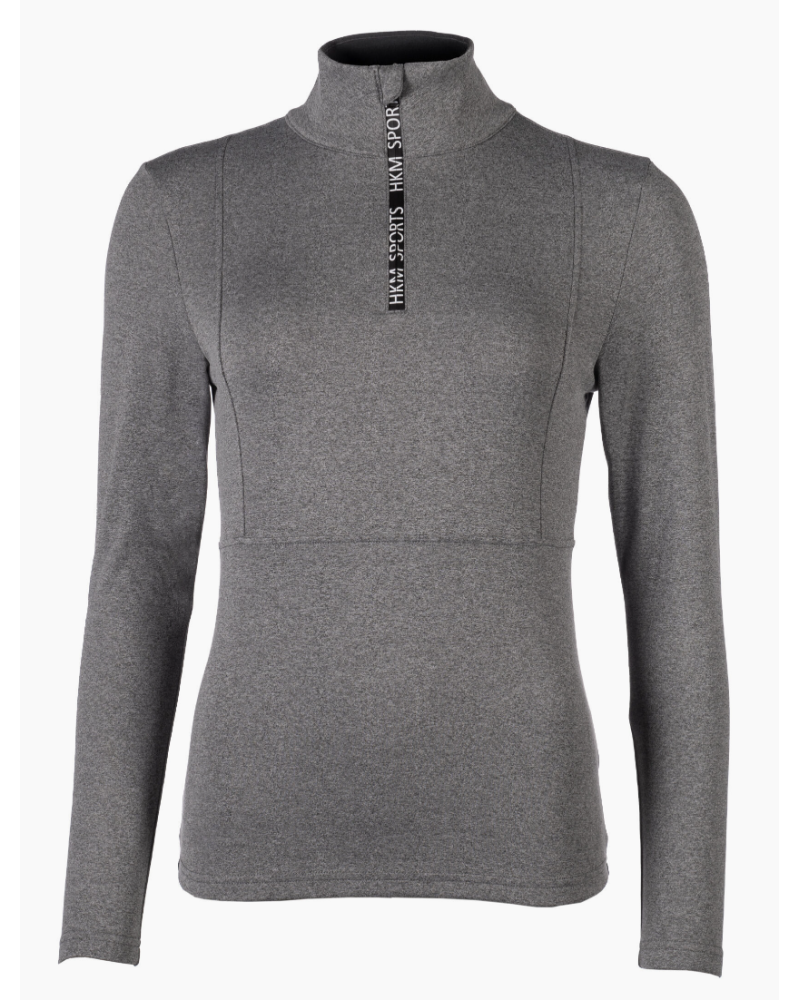 HKM (wedstrijd)shirt Supersoft II, Grey Mottled