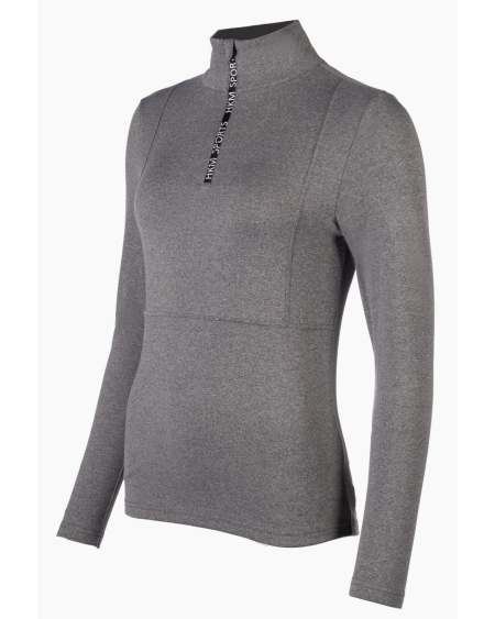 HKM (wedstrijd)shirt Supersoft II, Grey Mottled