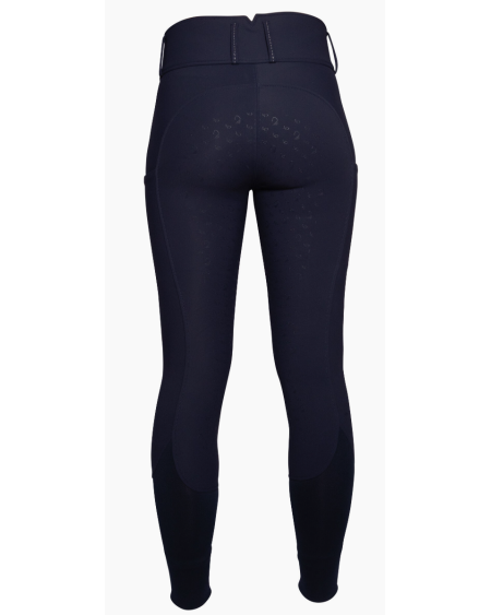 Lauria Garrelli rijbroek Arezzo, siliconen full set, Donkerblauw