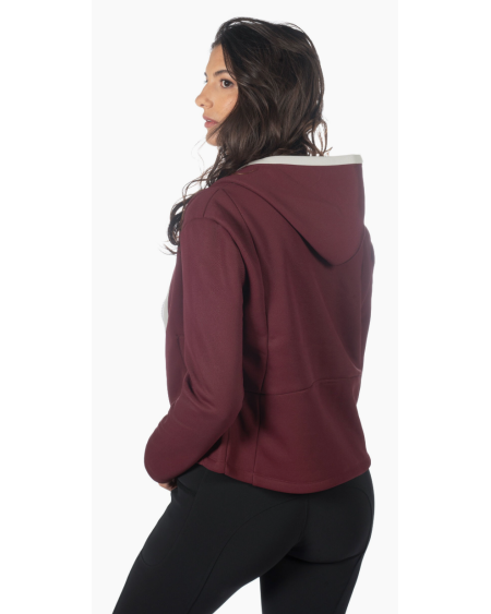 Lauria Garrelli sweatjack Livigno, Bordeaux