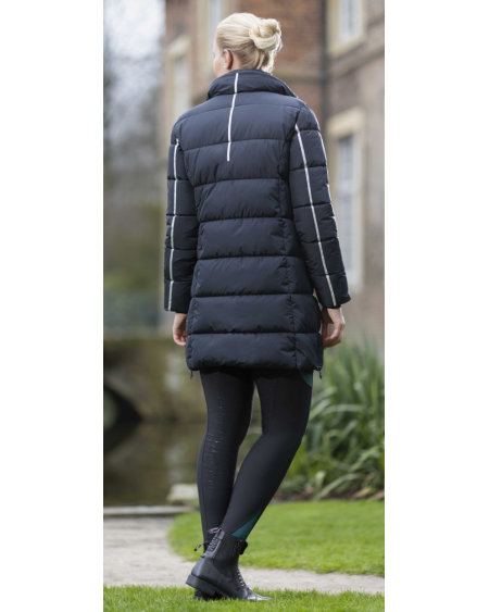 HKM 2-in-1 Rijjas/bodywarmer Dakota, Zwart