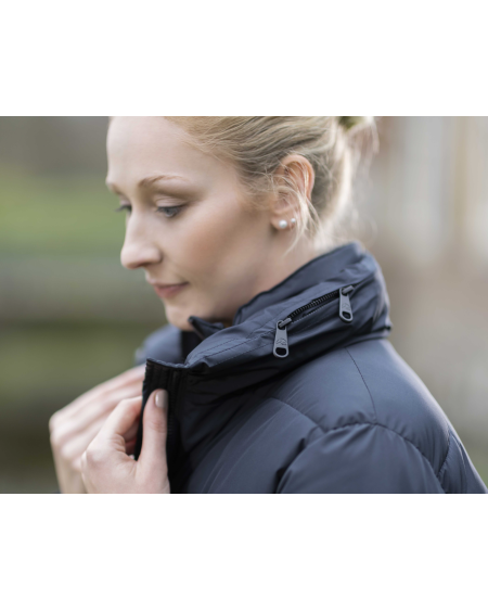 HKM 2-in-1 Rijjas/bodywarmer Dakota, Zwart