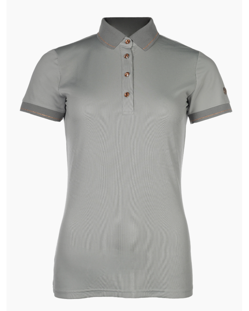HKM Poloshirt -Rosegold Glamour- Style, grijs/rosegold