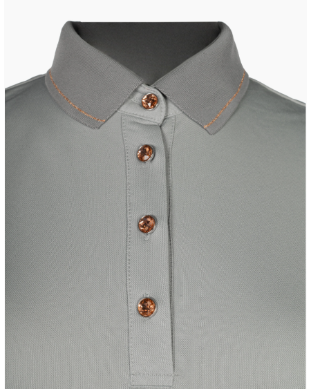 HKM Poloshirt -Rosegold Glamour- Style, grijs/rosegold