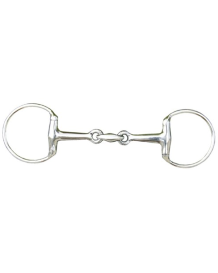 HKM RVS dubbelgebroken Bustrens, 18mm, RVS