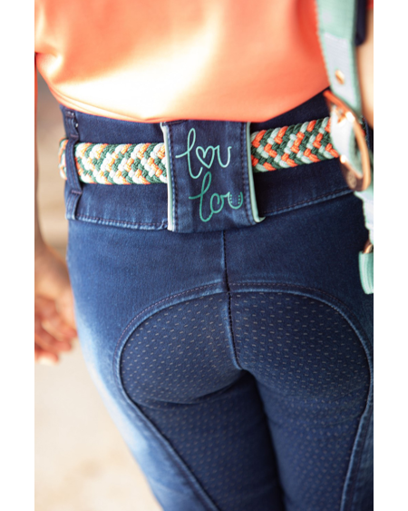 Harry's Horse rijbroek Equitights LouLou Elodie Full Grip, Blueberry