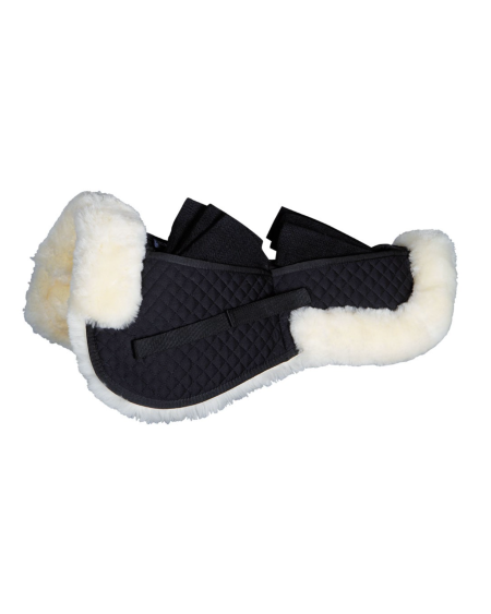 Harry's Horse Zadelonderlegger Correction Merino, Zwart/Cream