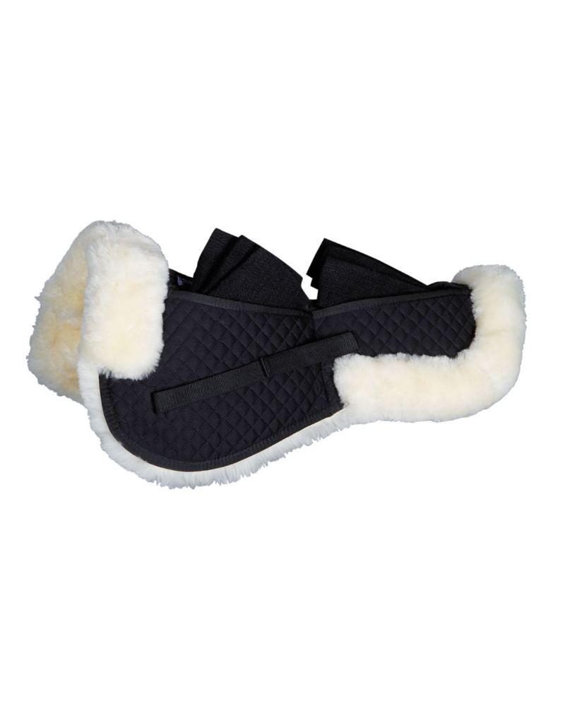 Harry's Horse Zadelonderlegger Correction Merino, Zwart/Cream