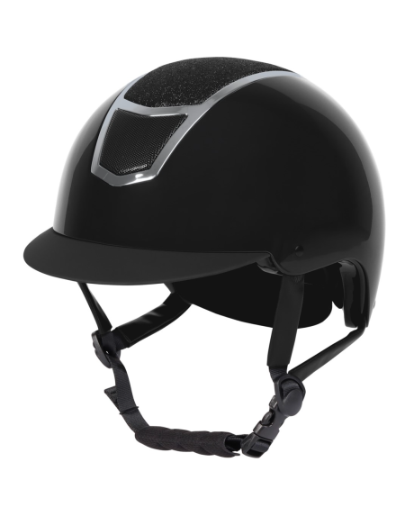 Harry's Horse Veiligheidshelm Matterhorn Sparkle, Zwart-Zilver