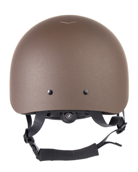 Harry's Horse Veiligheidscap Pro F2 Matt Crystal, Bruin-Goud